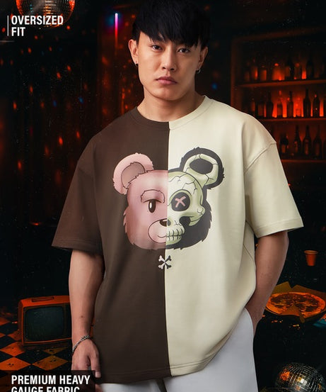 Ted The Stoner Split Oversized T-Shirts