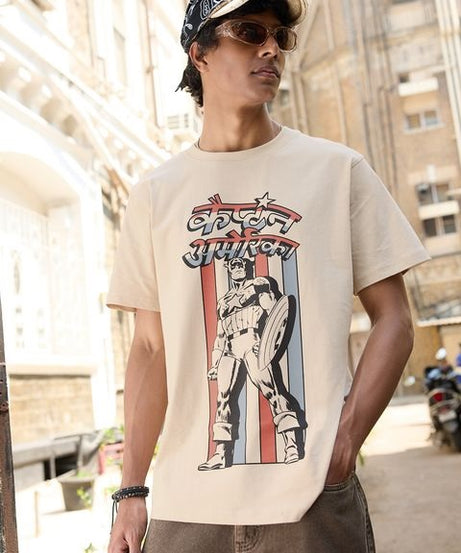 Captain America Desi Vibe T-Shirts