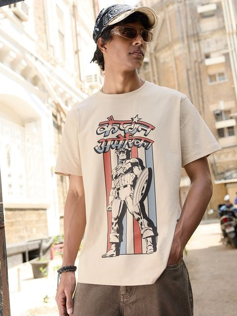 Captain America Desi Vibe T-Shirts