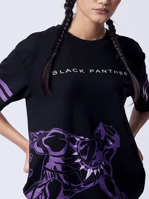 Black Panther Panther Power Boyfriend T-Shirts