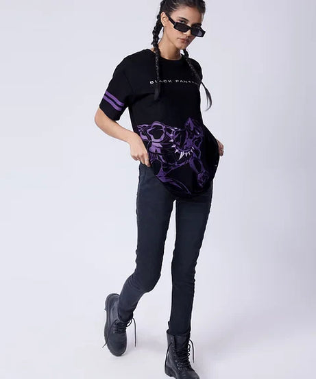 Black Panther Panther Power Boyfriend T-Shirts