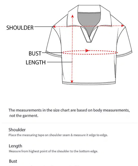 Scarlet Women Cropped Polos