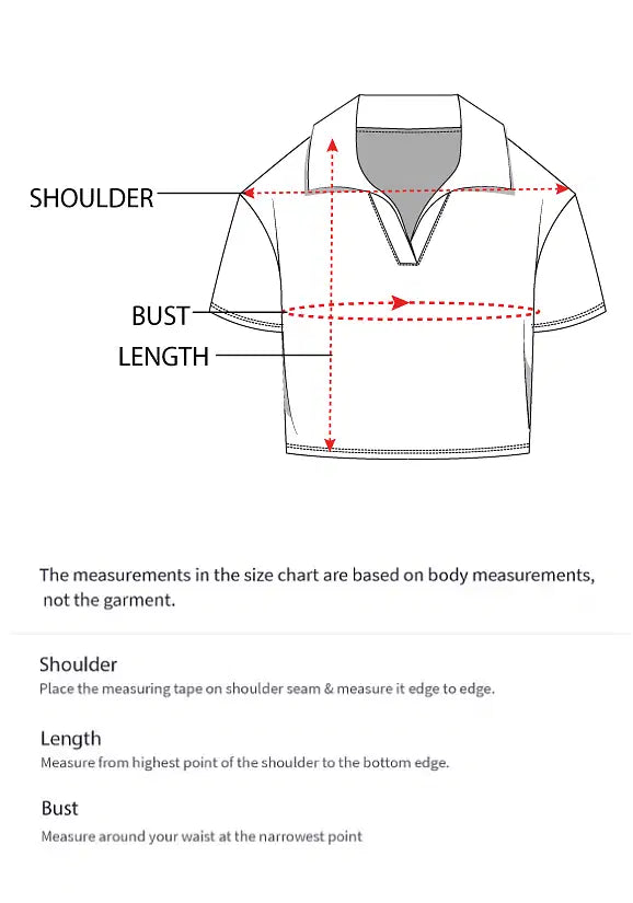 Scarlet Women Cropped Polos