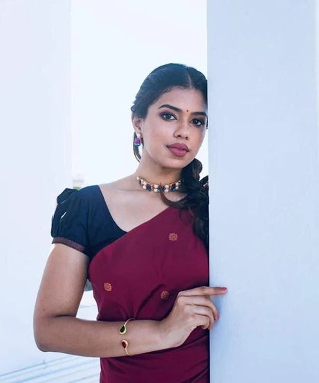 Function Wedding Banarasi Soft Silk Saree Blouse,Traditional Exclusive Sari