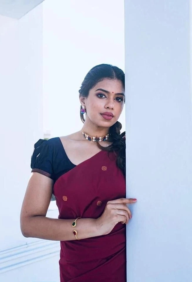 Function Wedding Banarasi Soft Silk Saree Blouse,Traditional Exclusive Sari