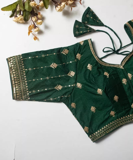 Vibrant Silk Blouse For Women's