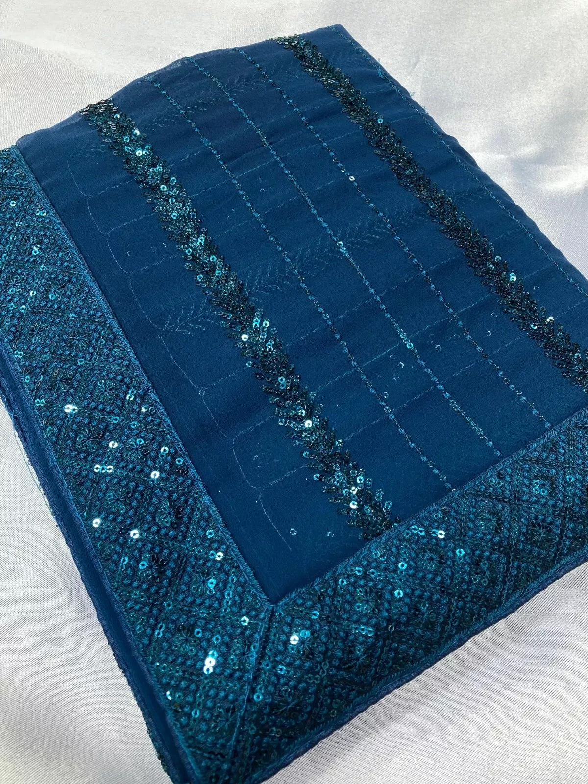 New Indian Georgette Saree,Indian Wedding Claasic Sari