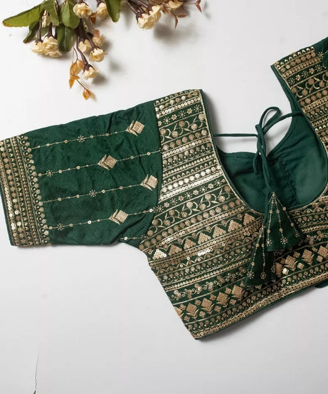 Vibrant Silk Blouse For Women's