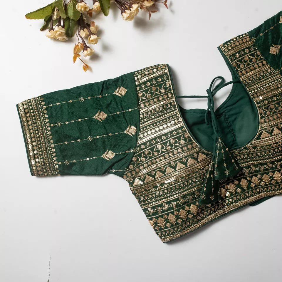 Vibrant Silk Blouse For Women's