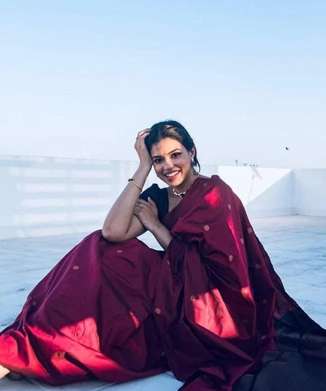 Function Wedding Banarasi Soft Silk Saree Blouse,Traditional Exclusive Sari