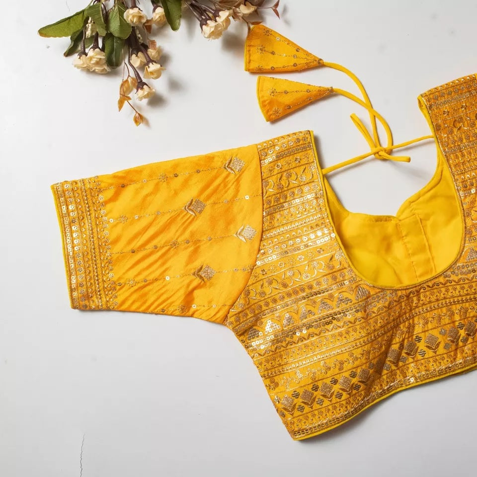 Vibrant Silk Blouse For Women's