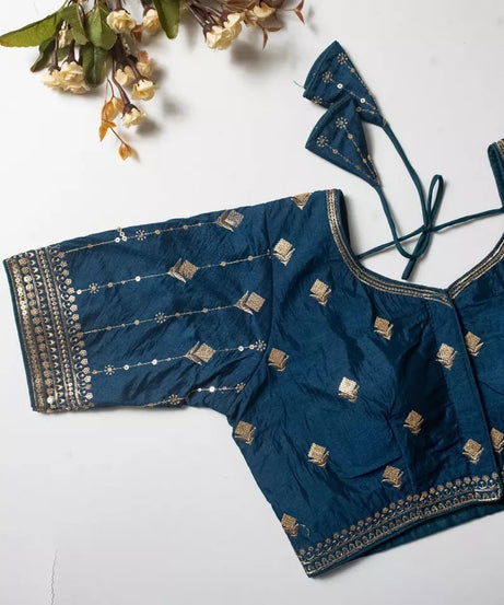 Vibrant Silk Blouse For Women's