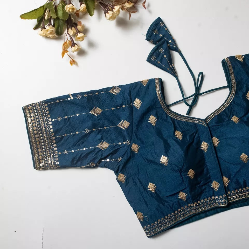 Vibrant Silk Blouse For Women's