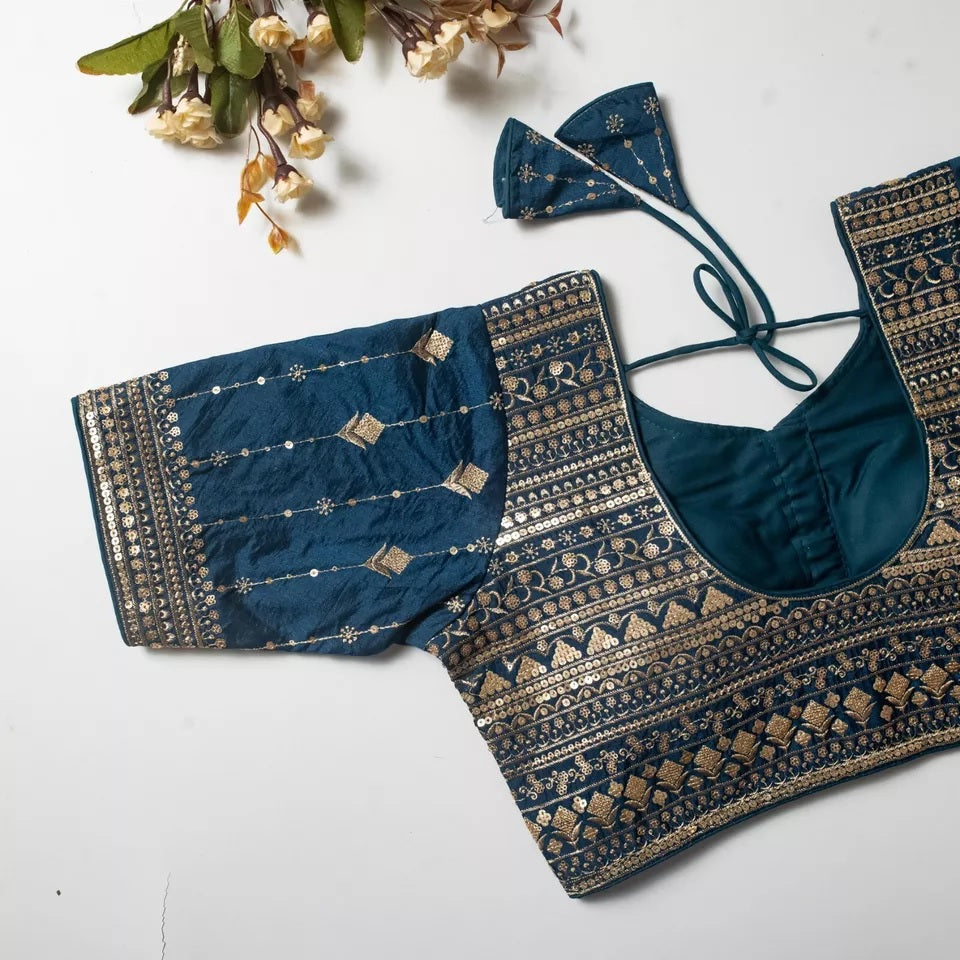 Vibrant Silk Blouse For Women's