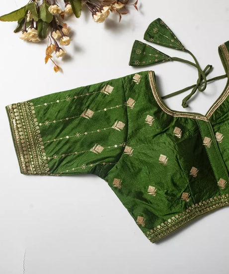 Vibrant Silk Blouse For Women's