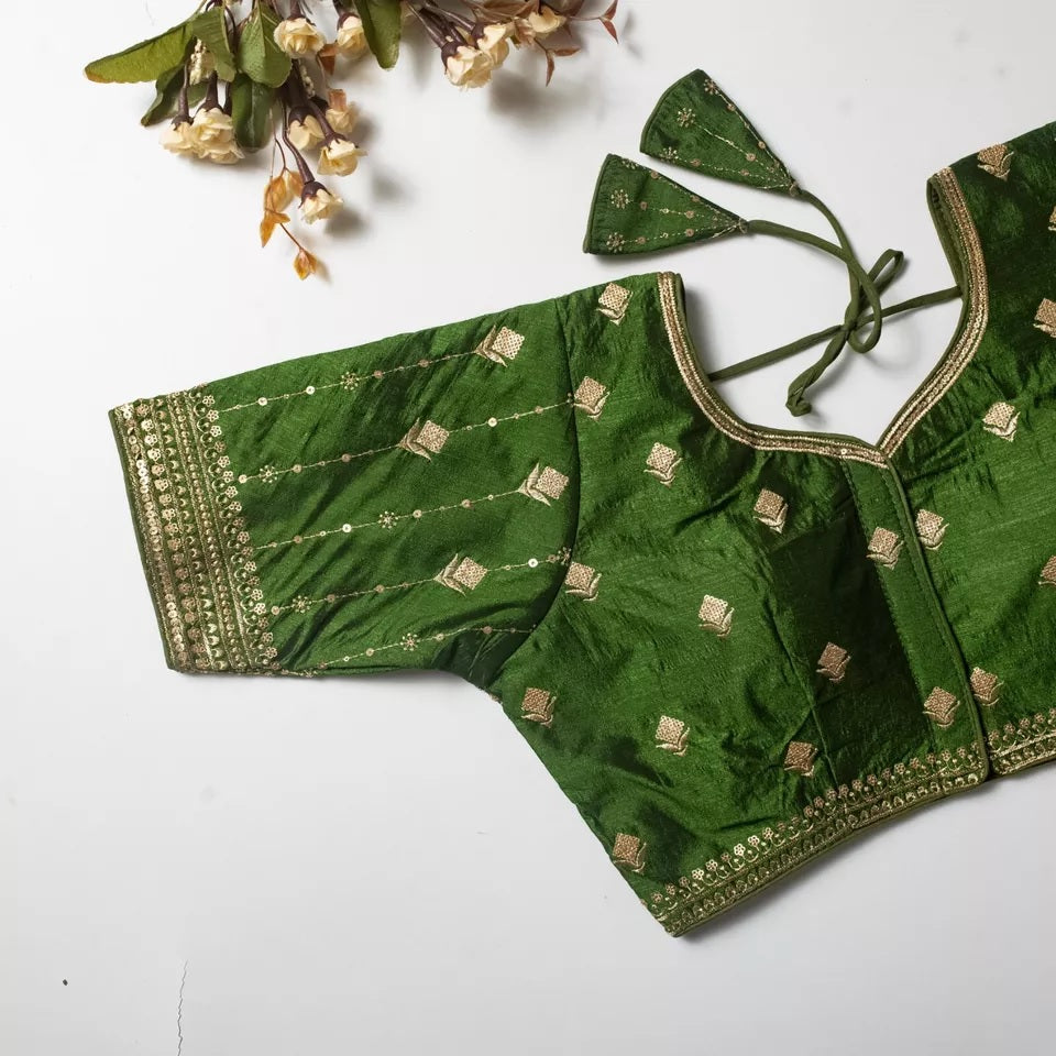 Vibrant Silk Blouse For Women's