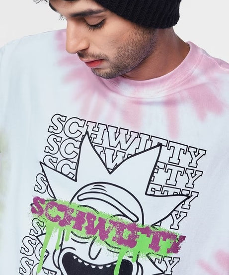 Rick And Morty Schwifty Oversized T-Shirts