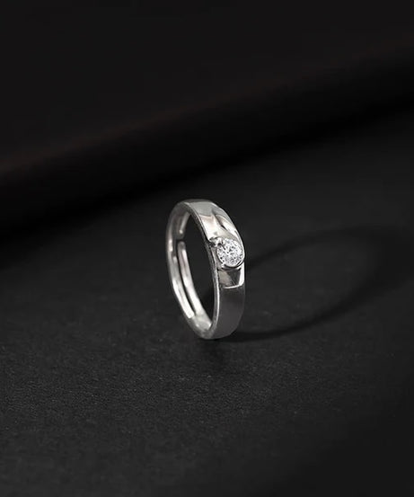 Silver Fibonacci Ring For Him