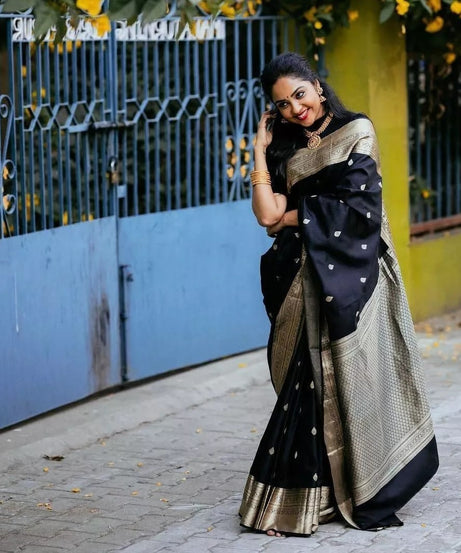 Soft Lichi Silk Saree, Women's Wedding Sari & Blouse