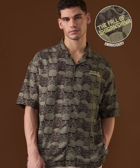 The Fall Of Shiganshina Oversized Shirts