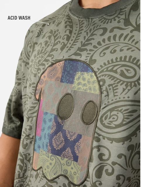 Paisley Oversized T-Shirts