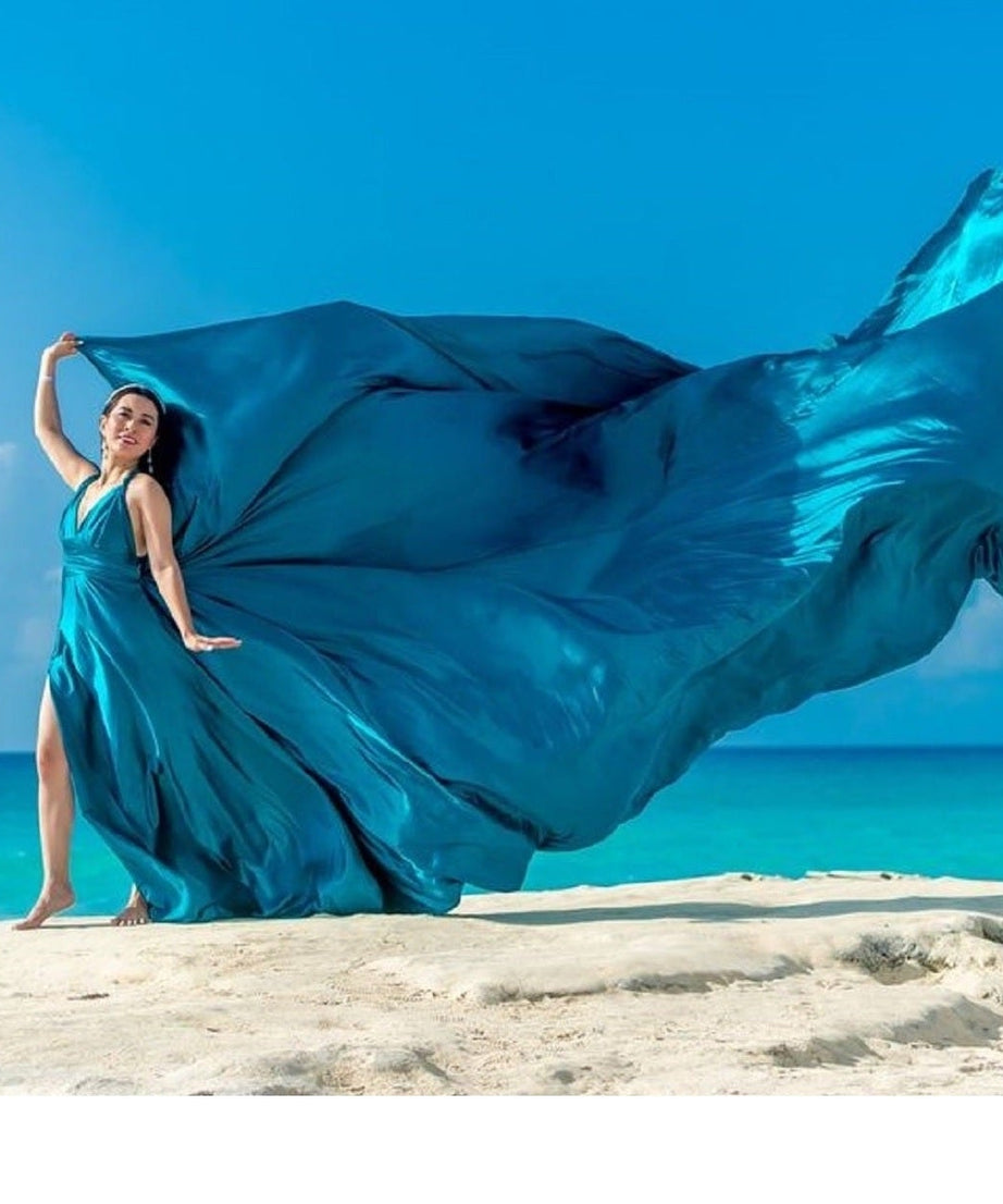 Flying Dress for Photoshoot, Long Flying Dress, Flying Dress Santorini