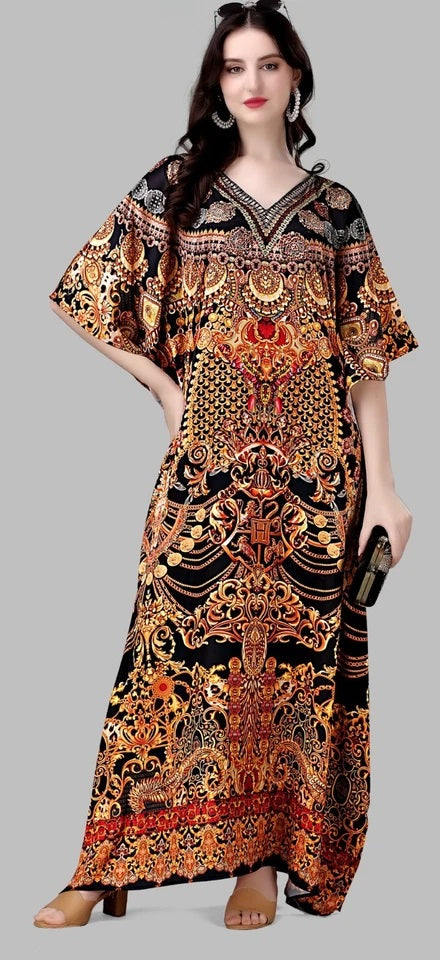 Kaftan Dress For Women Long Free size Summer Beach Maxi Dress For Ladies