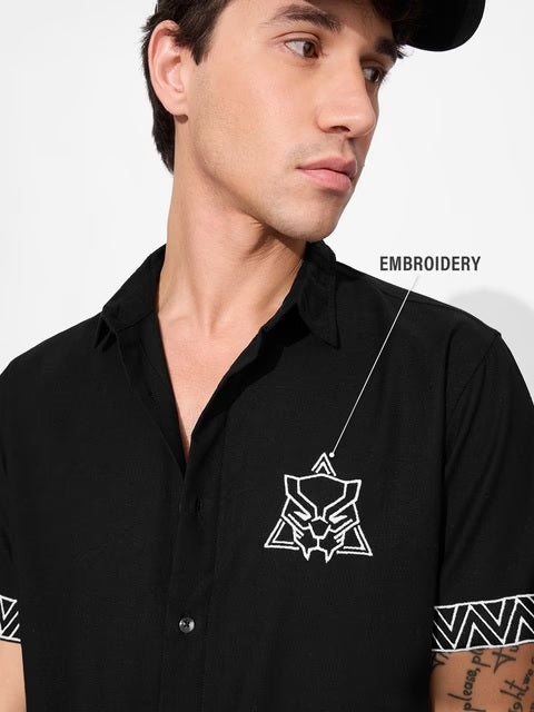 Black Panther Forever Half Sleeve Shirts