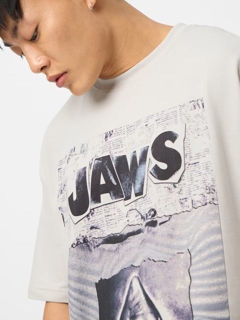 Jaws: Monochrome Oversized T-Shirts