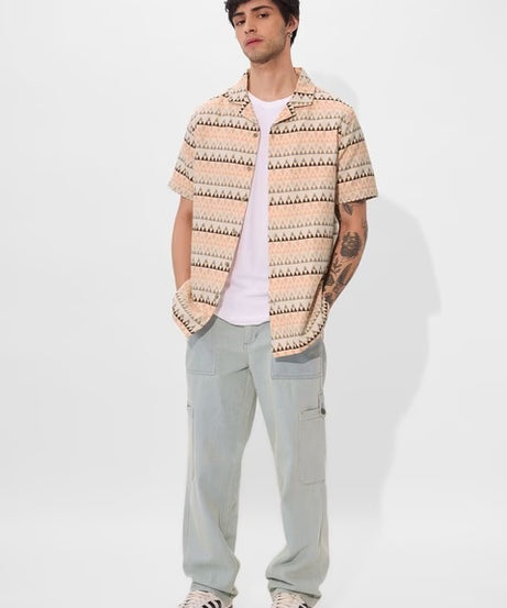 Aztec Men Textured Shirts