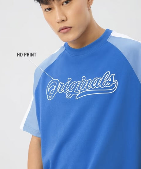 Racer Blue Oversized T-Shirts