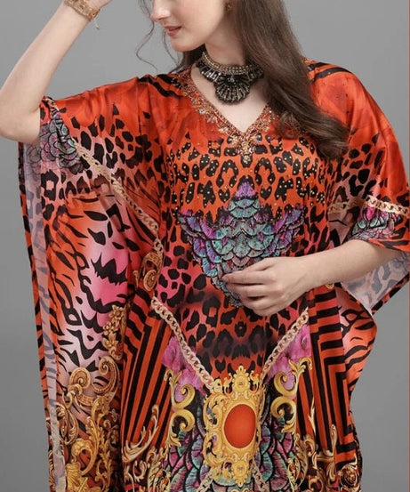 Kaftan Dresses for Women Stylish Caftans Free Size Long Night Dresses