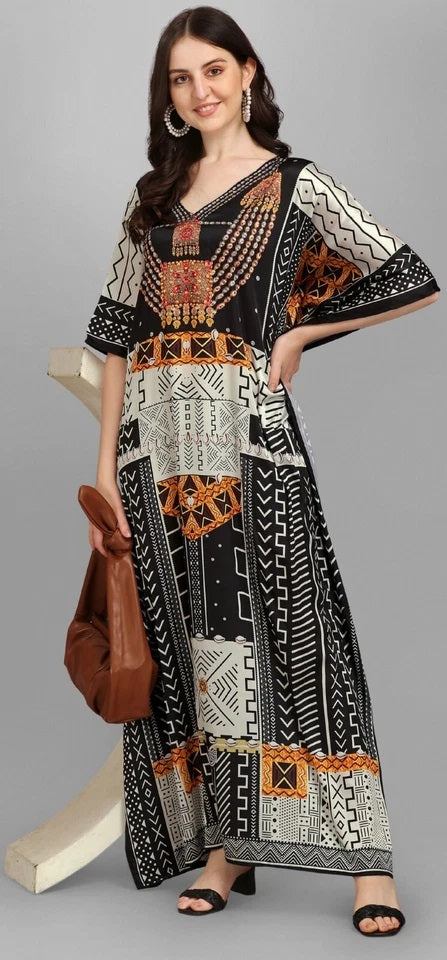 Kaftan Dresses for Women Bathing Suit Cover Up Long Beach Loungewear