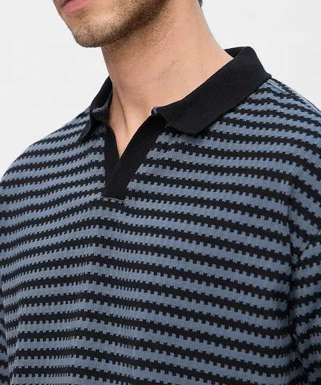 Jacquard Polo Twilight Oversized Polos