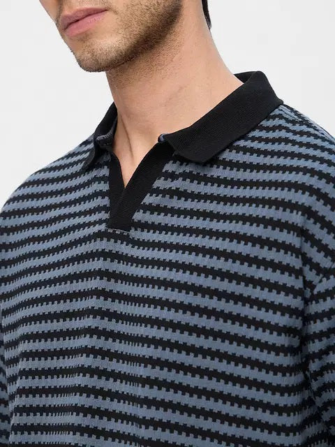 Jacquard Polo Twilight Oversized Polos