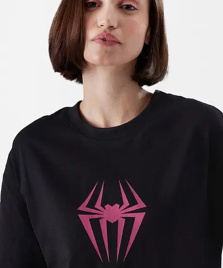 Spider-Man Across The Spider-Verse Women Oversized T-Shirt