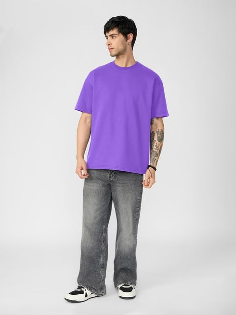 Deep Purple Oversized T-Shirts
