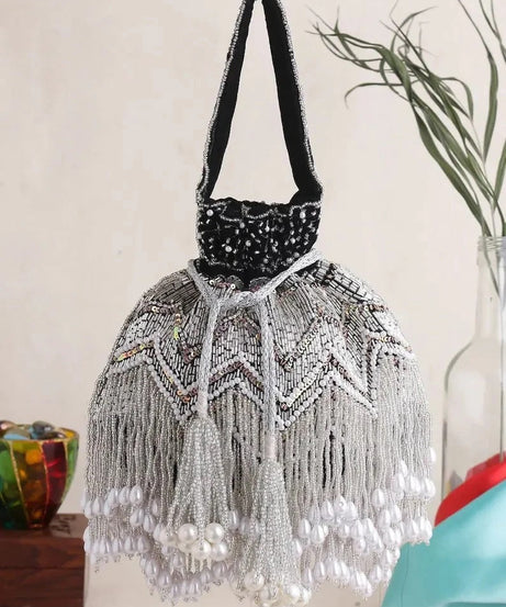 Handmade Beads Potli Bag