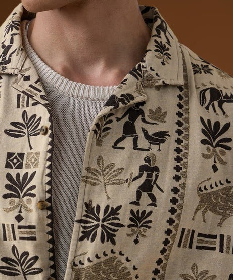 Nomad: Spirit Men Textured Shirts