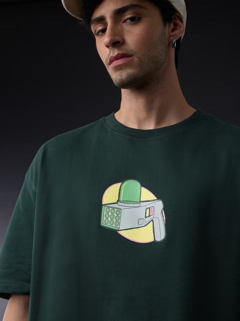 Rick & Morty Wait Longer Oversized T-Shirts