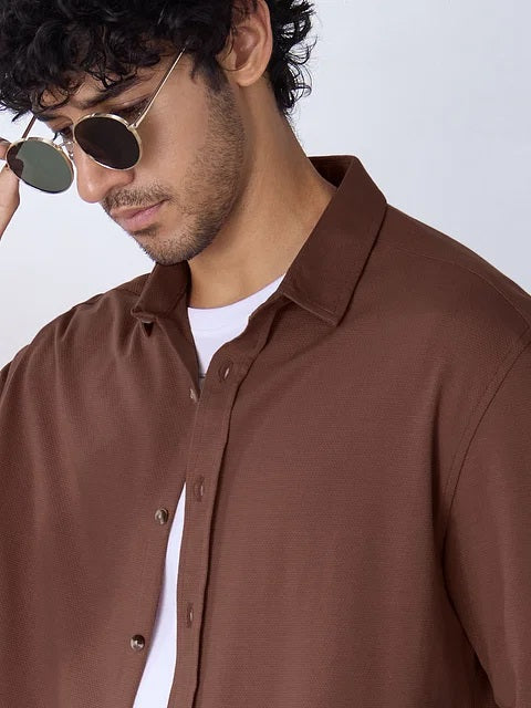 Magnum Men Textured Shirts