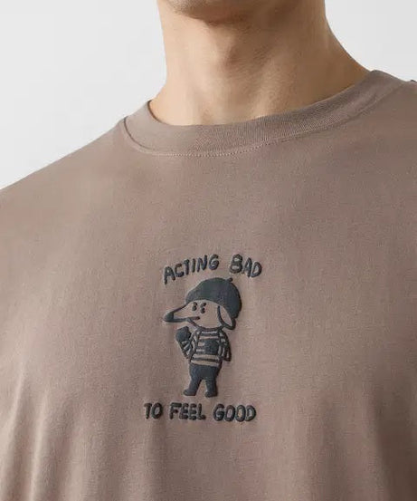 Relaxed T-Shirt: Acting Bad Men Relaxed Fit T-Shirts