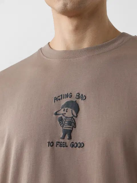 Relaxed T-Shirt: Acting Bad Men Relaxed Fit T-Shirts