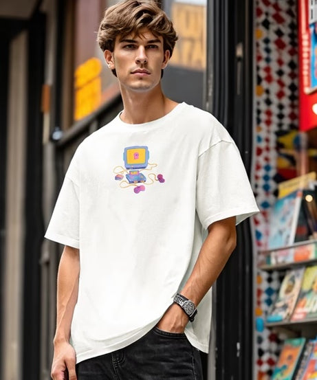 Retro Gamer Oversized T-Shirts