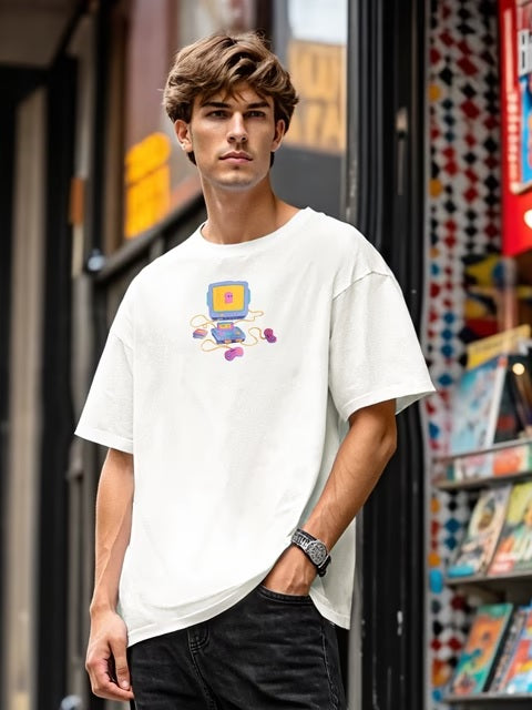 Retro Gamer Oversized T-Shirts