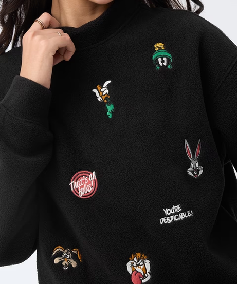 Looney Tunes Toon Chaos Women Oversized Sweatshirts