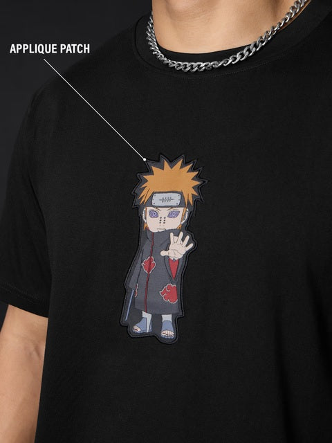 Naruto Shippuden Chibi Pain Men Relaxed Fit T-Shirts