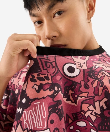 Scribbles Oversized T-Shirts