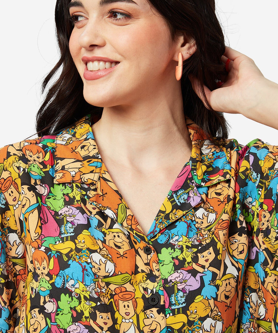The Flintstones Gang Women Holiday Shirts