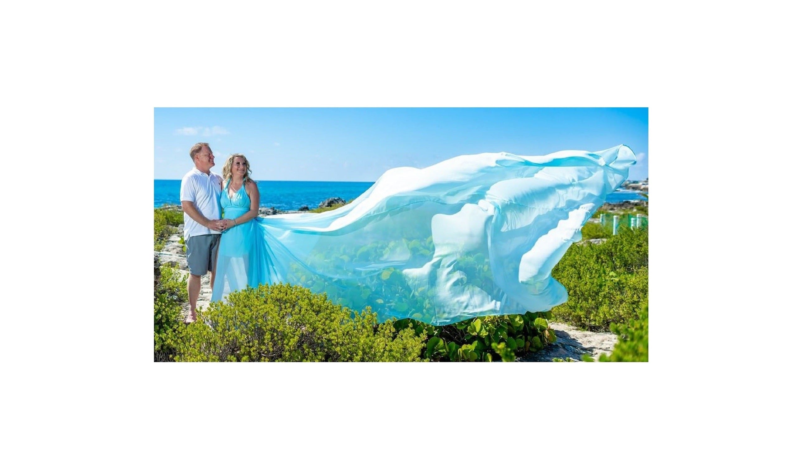 Long Flying Dress | Flying Dress for Photoshoot | Long Train Dress